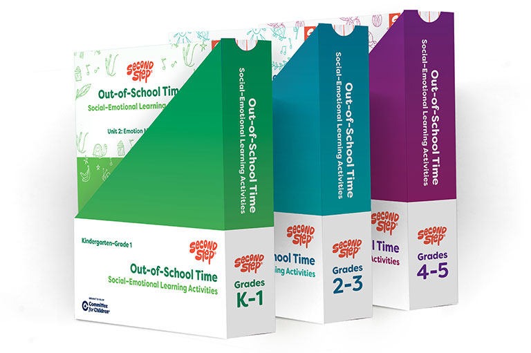 SEL, Second Step, Out of School Time grade bands