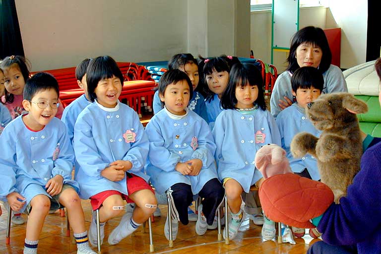 students in japan