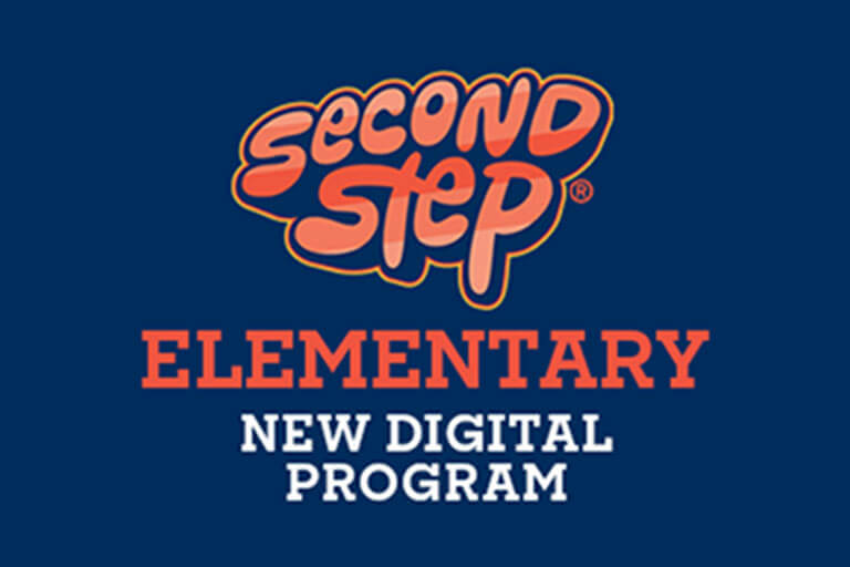 second step elementary digital logo
