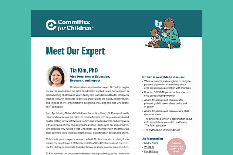 Meet our expert Dr. Tia Kim.